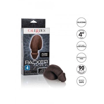 Siliconen Packing Penis 10.25 cm - Zwart