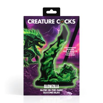 Monster Dildo Creature Cocks Glowzilla - Glow-in-the-Dark Silicone