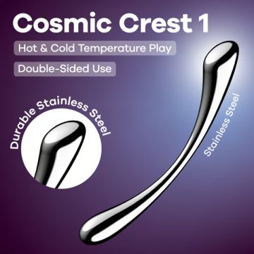 Satisfyer RVS G-Spot Dildo - Cosmic Crest 1