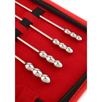 Dilator Set Mr. Steel Rosebud Urethral Sounds 8 Stuks