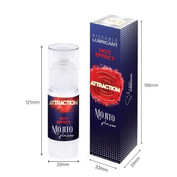 Glijmiddel Attractie Champagne Heat Mojito 50ml