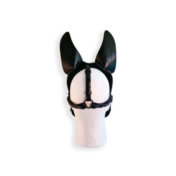 Vegan Pup Hood Masker Zwart - Brutus