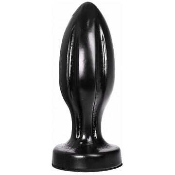 All Black Buttplug Maceo Zwart - 21 cm