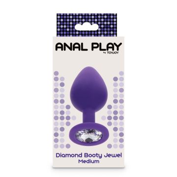 Buttplug Diamond Booty Jewel Medium - Paars