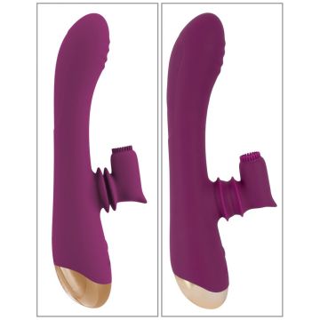 G-spot Vibrator met Bewegende Clitorisstimulator – Javida