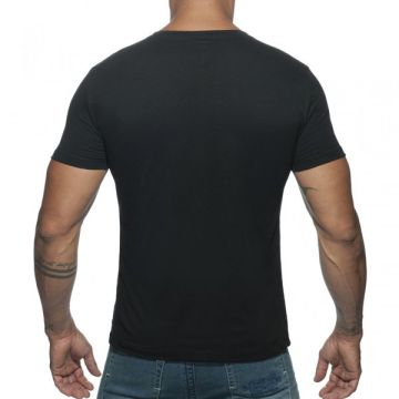 Addicted U-Neck Fetish T-Shirt - Zwart