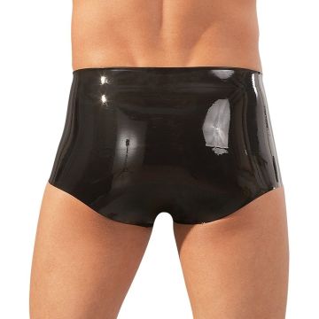 Latex Boxer Met Penissleeve - Zwart