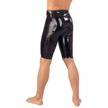 Latex Short Met Penissleeve - Zwart