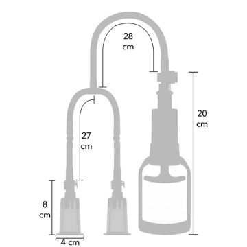 Vacuum Tepelpomp Pleasure Pump - M/L