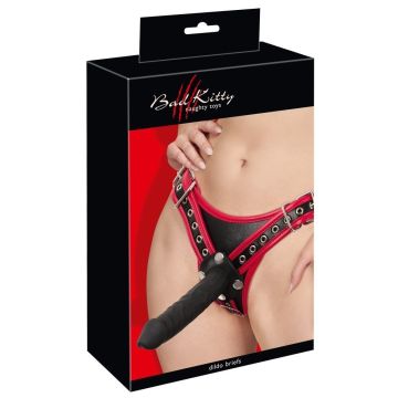 Verstelbare Strap-on String met Dildo - S/M