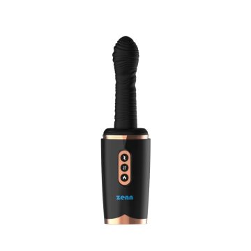 Zenn Handsfree Stotende Vibrator Power Fucking - Zwart
