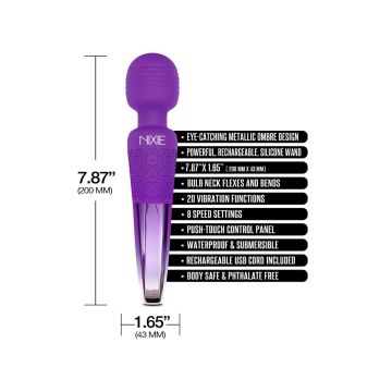 Wand Vibrator Nixie - Paars