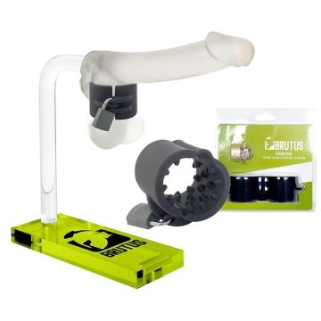 Brutus - Siliconen Ball Stretcher met Spikes