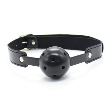 Ballgag met Gaten - Zwart