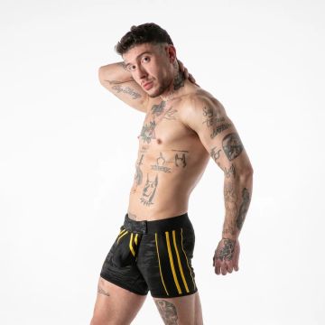 Locker Gear Full Military Access Boxershort - Zwart/Geel