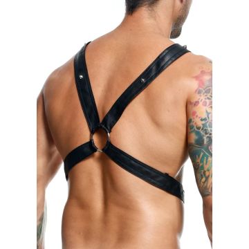 DNGEON Cross Chain Harnas - Zwart