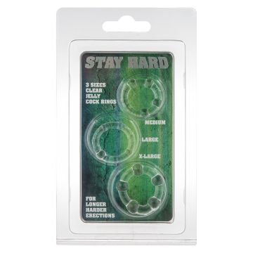 Transparante Rekbare Cockringen - Set van 3