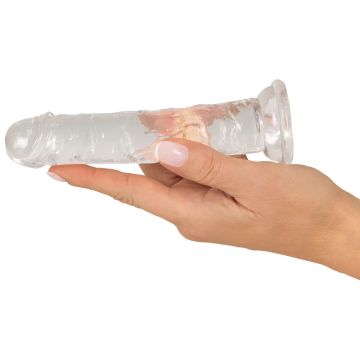 Realistische Dildo Met Zuignap - Transparant