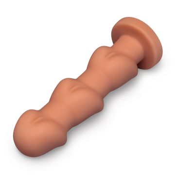 B-Vibe Multi-Bulb Dildo met Flared Base Headz - 27 cm