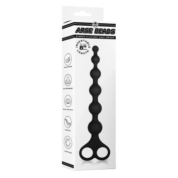 Geribbelde Siliconen Anal Beads 26 cm