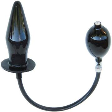Opblaasbare Rubberen Buttplug M - Solid