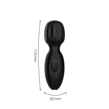 Mini Wand Vibrator Pixey 2GO - Zwart