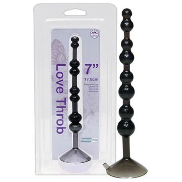 Zwarte anaal beads