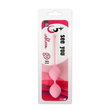 Roze Vagina Ballen - 29 MM