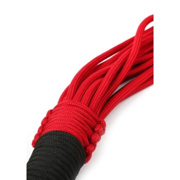 Knot Flogger Nylon - Rood