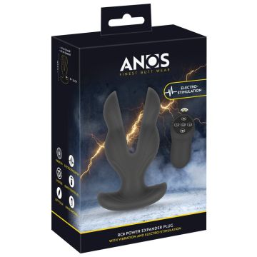 Anos Vibrerende Buttplug Met Stimulatiestroom Power Expander Plug