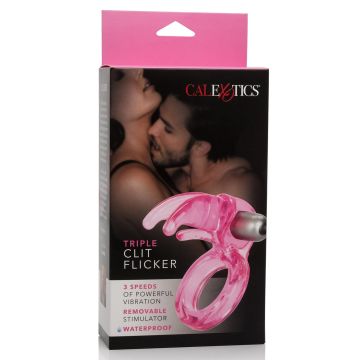 Roze Vibrerende Cockring met Bullet