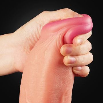Dildo met Dubbele Siliconen laag - Noah