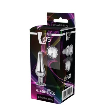 Buttplug Gleaming Love Zilver - Small