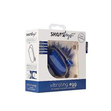 Vibrerend Eitje met 10 Standen - Blauw