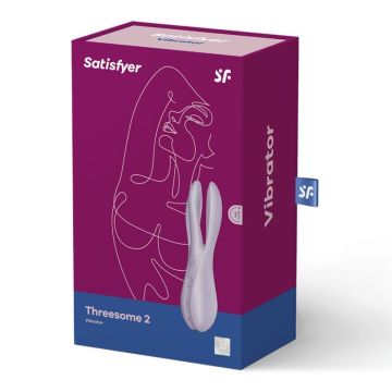 Satisfyer Threesome 2 Vibrator - Paars