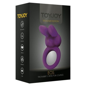 EOS Vibrerende Rabbit Cockring - Paars