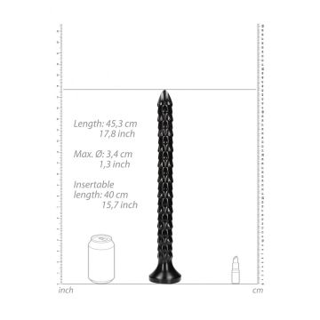 XXL Dildo Scaled Anal Snake - 44 cm