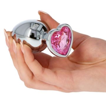 Buttplug met Hartvormige Vlakke Basis