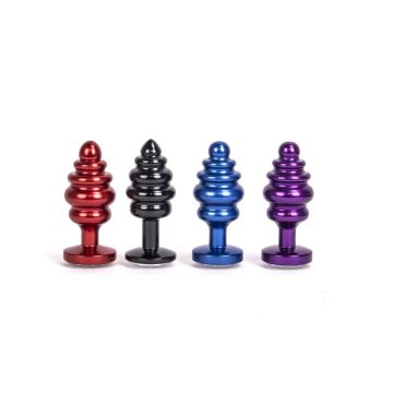 Aluminium Alloy Anaal Plug - Blauw