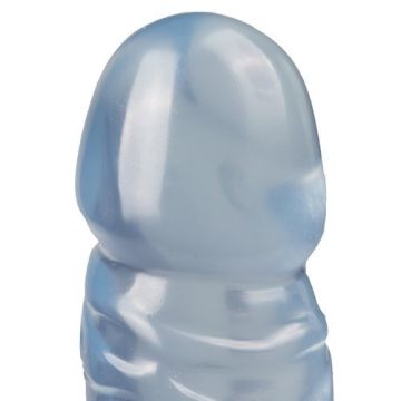 Crystal Jellies Classic dildo - Lichtblauw