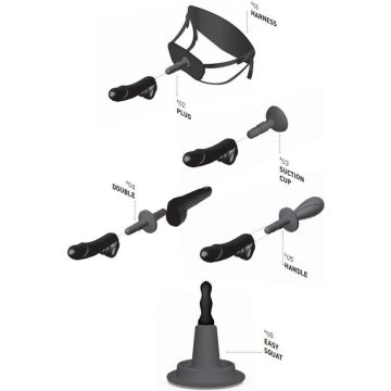 Buttplug Egg - Black - 21,5 cm