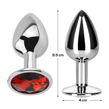 AfterDark Buttplug Red Rubby- L
