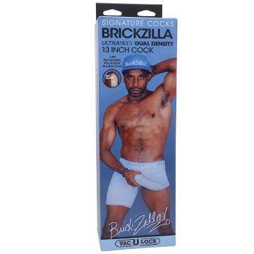 Brickzilla - Realistic ULTRASKYN Dildo - 33 cm - Bruin
