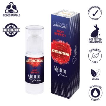 Glijmiddel Attractie Champagne Heat Mojito 50ml