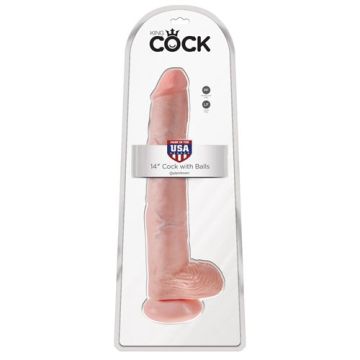King Cock realistische XL dildo No. 1 - 37 cm