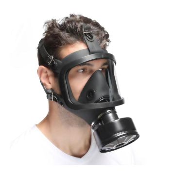 Gasmasker Full Visu Zwart