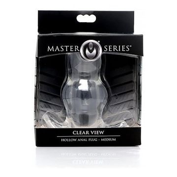 Anal Plug Clear View Hollow - Medium