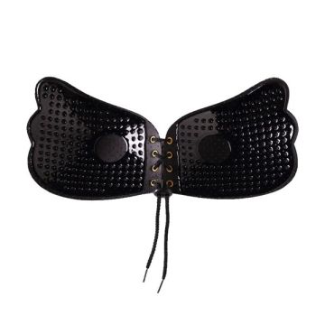 LingaDore Zelfklevende Push Up BH - Zwart