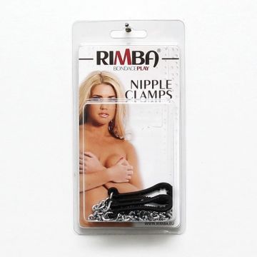 Rimba Zwarte Tepelklemmen met dubbele ketting