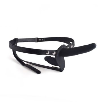 Strap-on met Realistische Dildo - Zwart